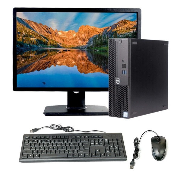 PC con monitor 19 pulgadas, teclado y mouse
